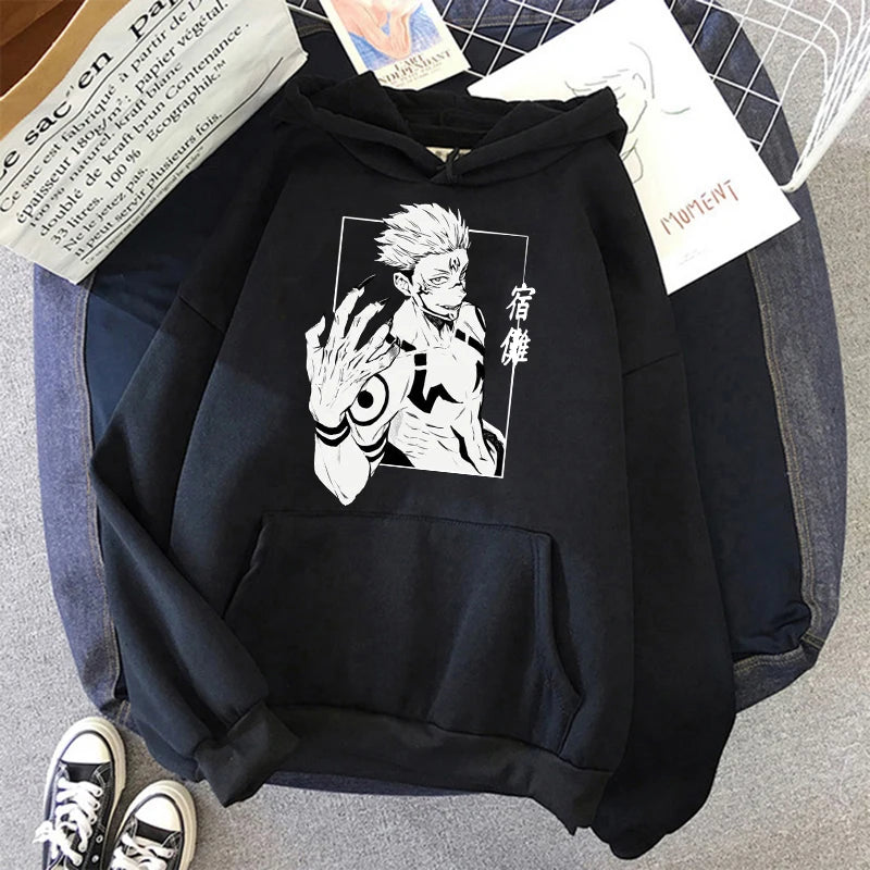 Pull Jujutsu Kaisen Ryomen Sukuna Aura Max Noir