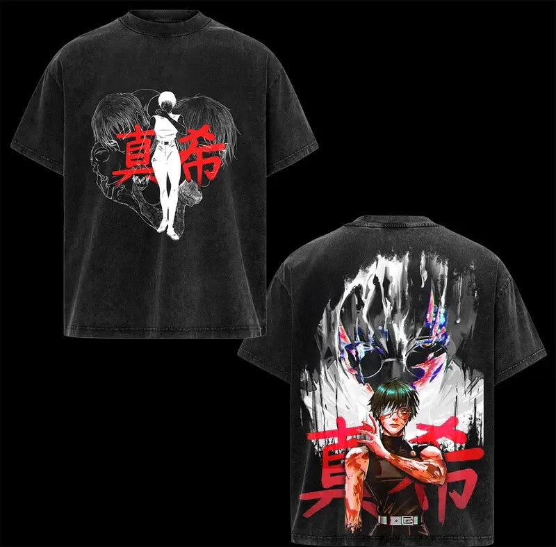 T-shirt Jujutsu Kaisen Zenin Maki Aura