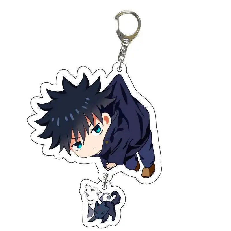 Porte-clés Jujutsu Kaisen Megumi Yeux Bleu