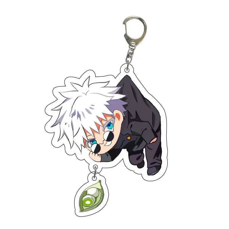 Porte-clés Jujutsu Kaisen Gojo Sourire Lunette