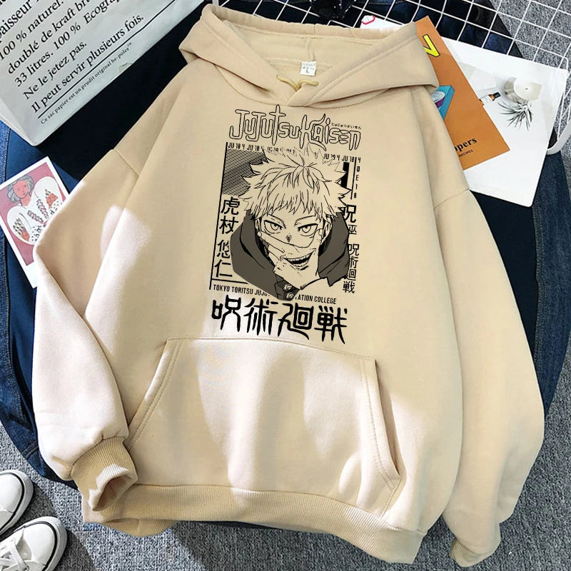 Pull Jujutsu Kaisen Yuji Main Bouche Démon