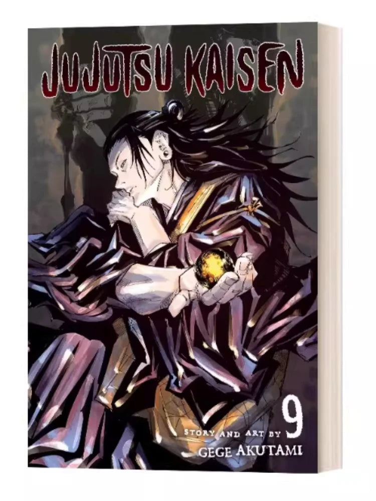 Jujutsu Kaisen Volume 9 English paperback book cover with character art