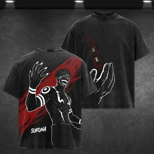 T-shirt Jujutsu Kaisen Sukuna Sang Epique