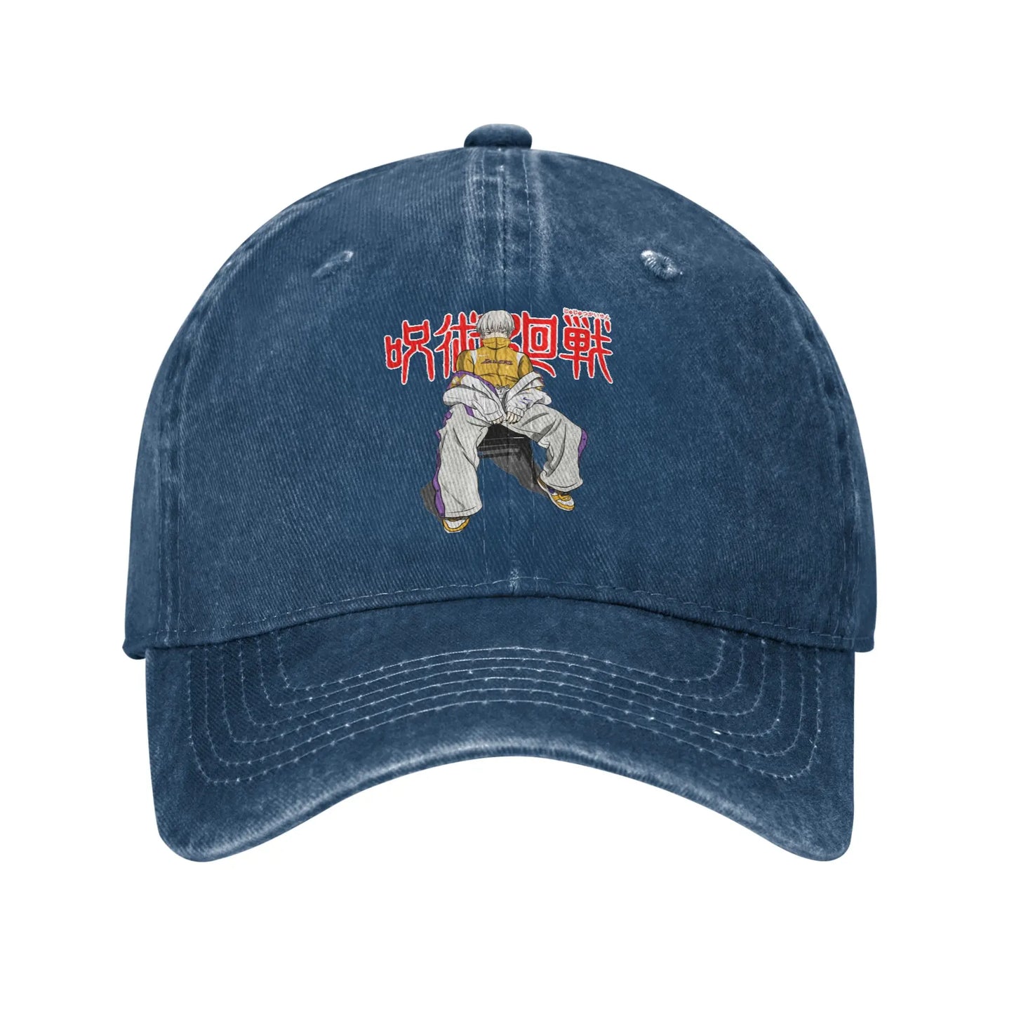 Casquette bleu marine Premium avec broderie Toge Inumaki sur le devant