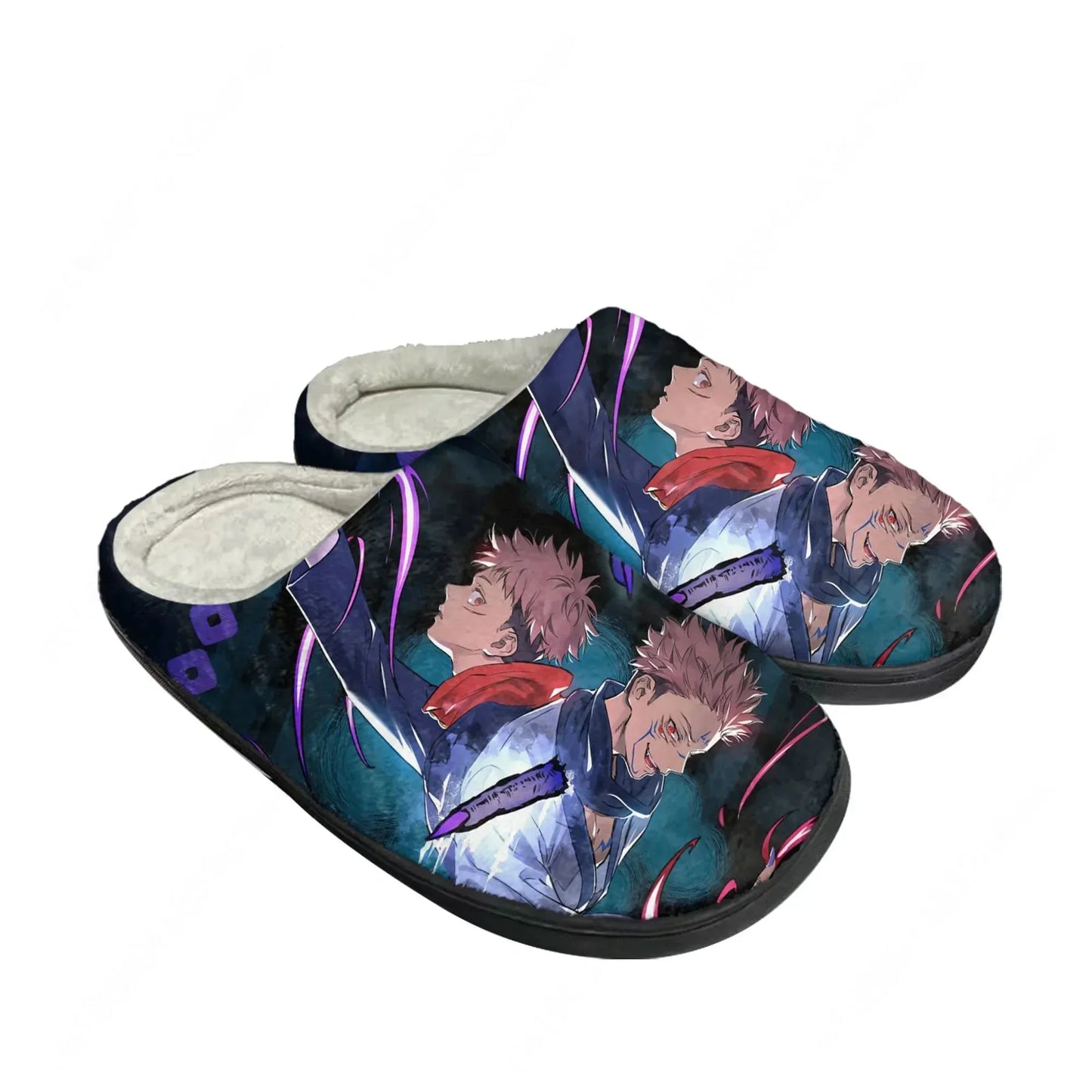 Chausson Jujutsu Kaisen Yuji X Sukuna énergie Bleu