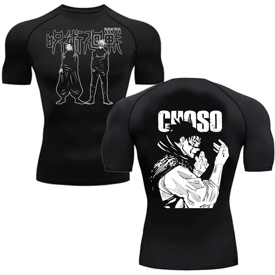 T-shirt Compression Jujutsu Kaisen Choso x JJK