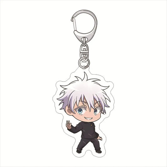 Porte-clés Jujutsu Kaisen Satoru Gojo Yeux Cute