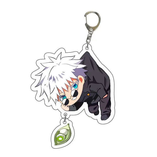 Porte-clés Jujutsu Kaisen Gojo Sourire Lunette