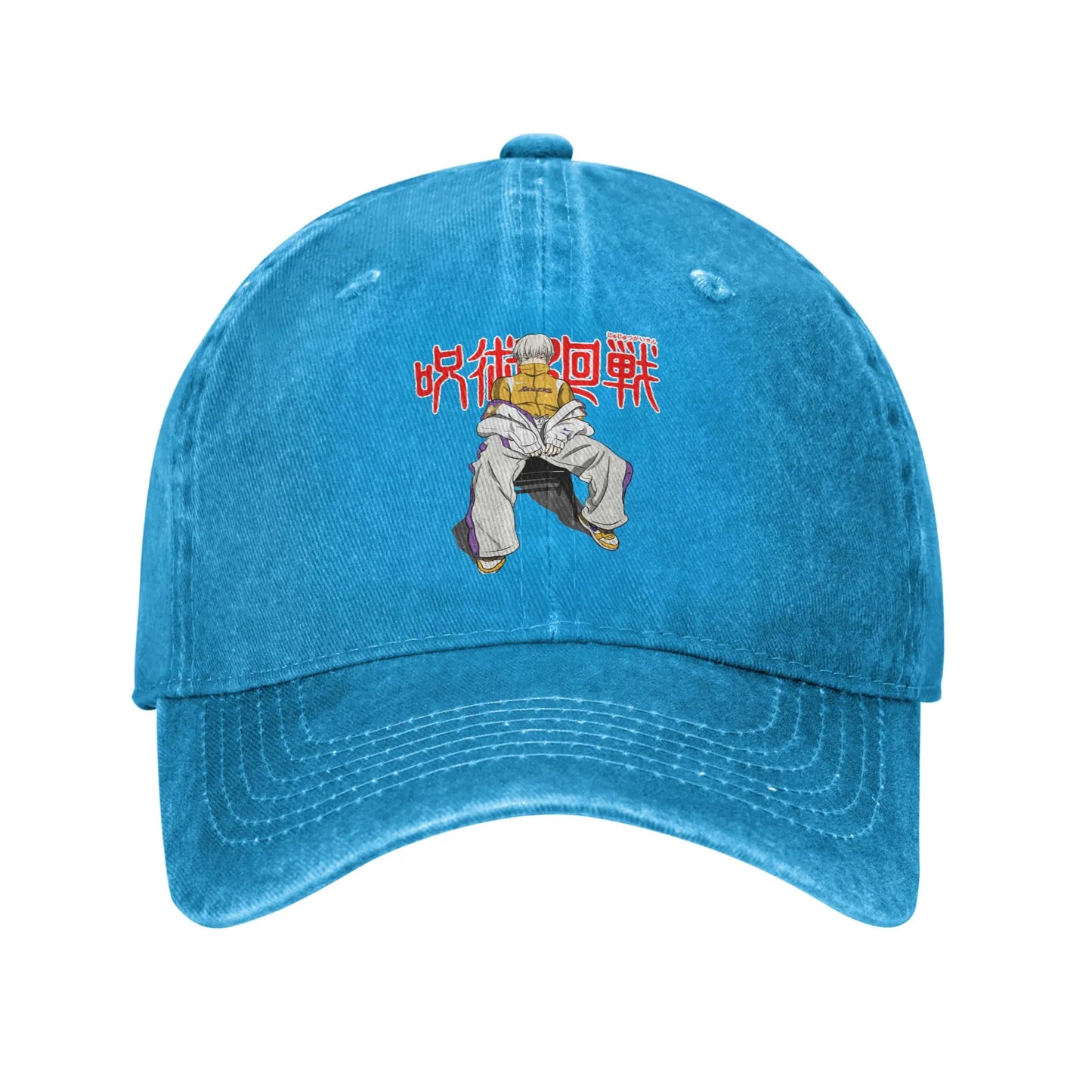 Casquette bleu marine avec broderie Toge Inumaki Premium sur le devant