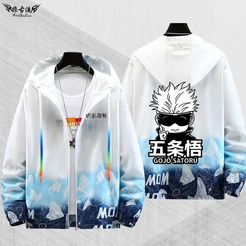 Gilet Jujutsu Kaisen Transparant Gojo