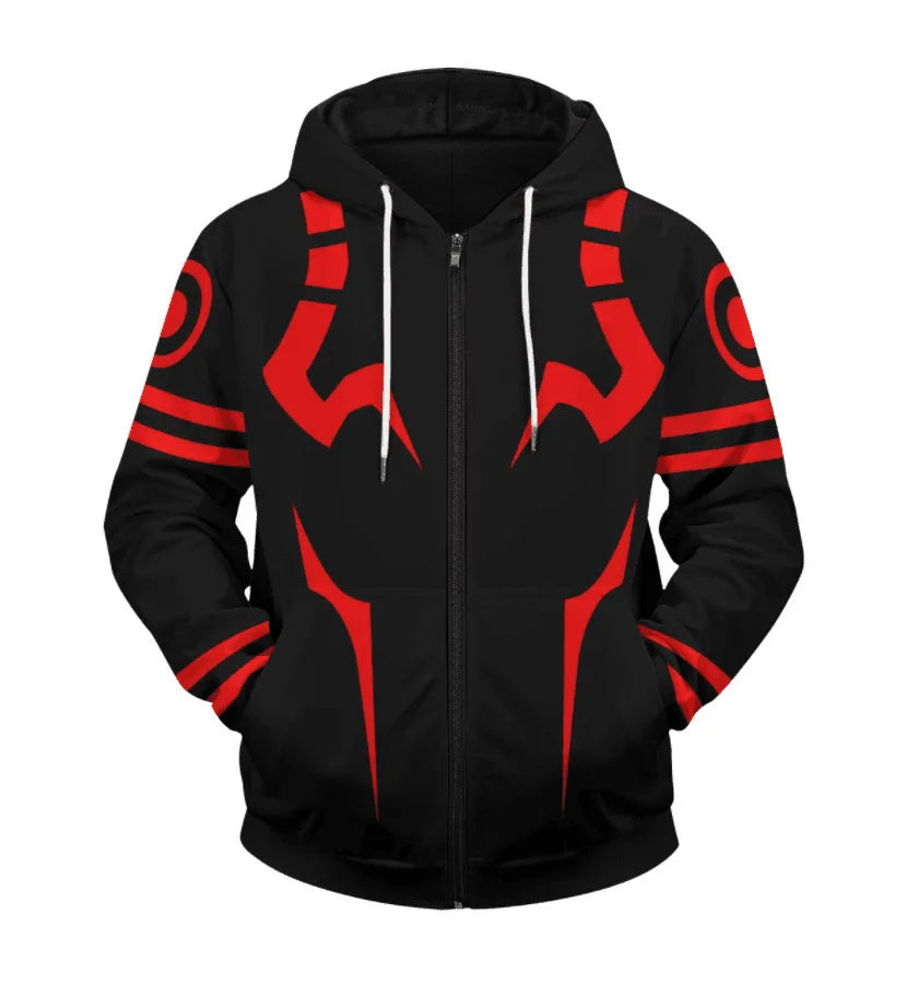Veste Jujutsu Kaisen Noir Sukuna Tatoo