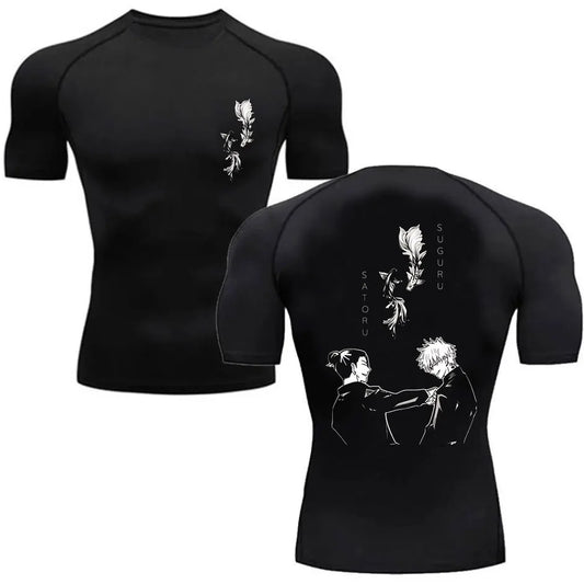 T-shirt Compression Jujutsu Kaisen Sotoru X Suguru