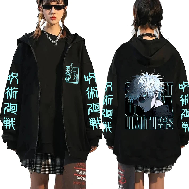 Veste Jujutsu Kaisen Gojo Limitless